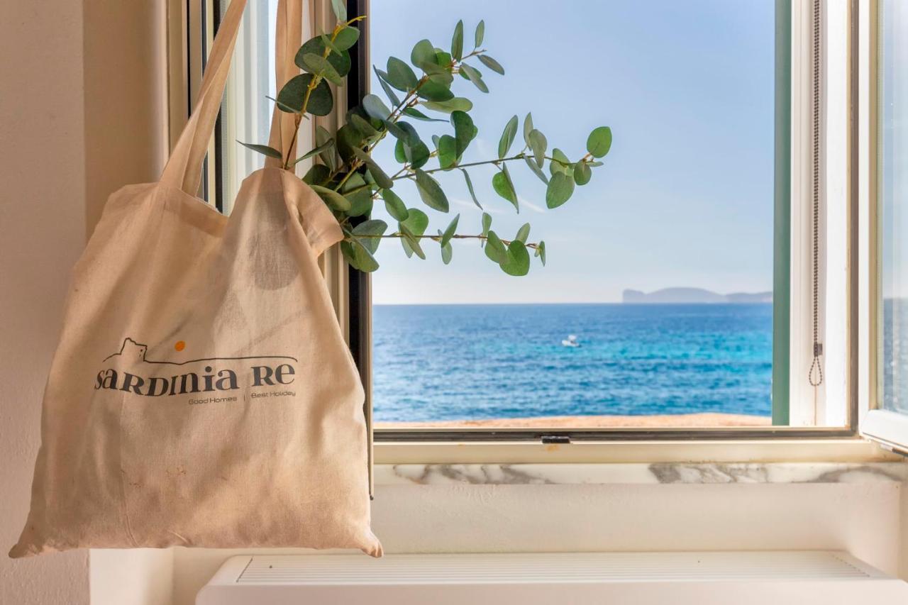Sardinia Re - Sea View Casa Sole Apartment อาลเกโร ภายนอก รูปภาพ